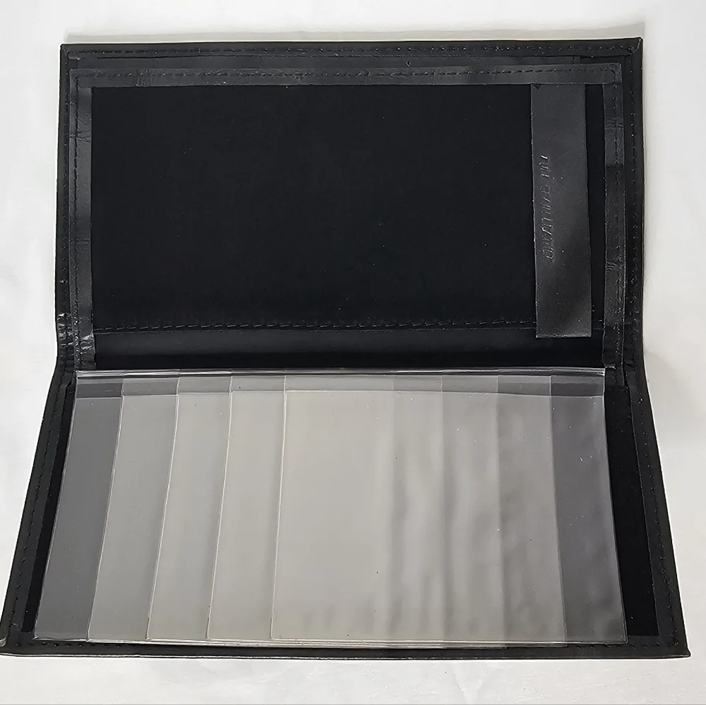 Vintage Pierre Cardin Wallet  Black Leather Slim